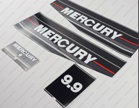 Mercury 9.9HP Two Stroke 1989-1993 Outboard Decal Kit